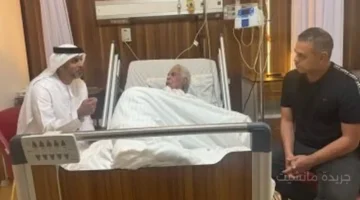 لفتة رئاسية.. سفير الإمارات يزور حسن شحاته في المستشفى وينقل رسالة من محمد بن زايد 1